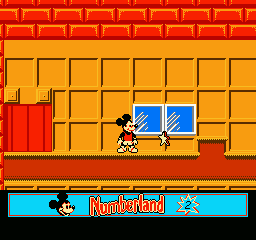 Mickey's Adventures in Numberland (NES) screenshot: Collecting a star