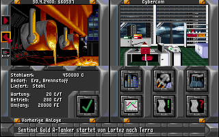 Dynatech (DOS) screenshot: A steel mill