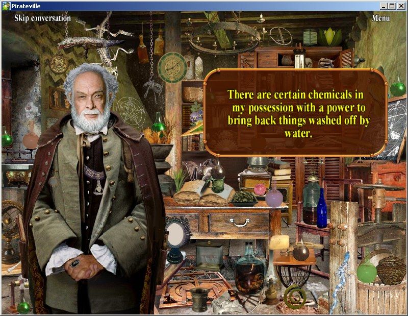 Pirateville (Windows) screenshot: In the lab