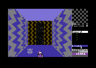 Gates of Dawn (Commodore 64) screenshot: Defeat that foe