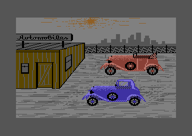 Mafia (Commodore 64) screenshot: The car dealer