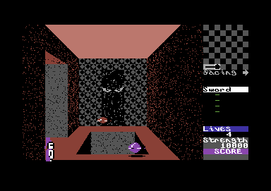 Gates of Dawn (Commodore 64) screenshot: You are being watched, comrade