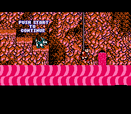 Conquest of the Crystal Palace (NES) screenshot: Game over, do you want to continue?
