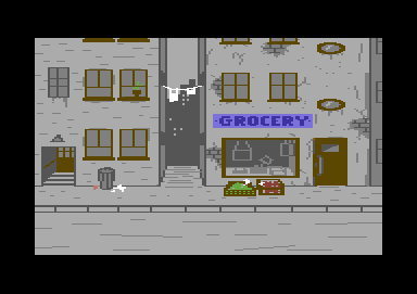 Mafia (Commodore 64) screenshot: A store