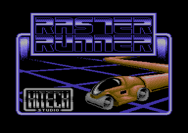 Raster Runner (Commodore 64) screenshot: Title