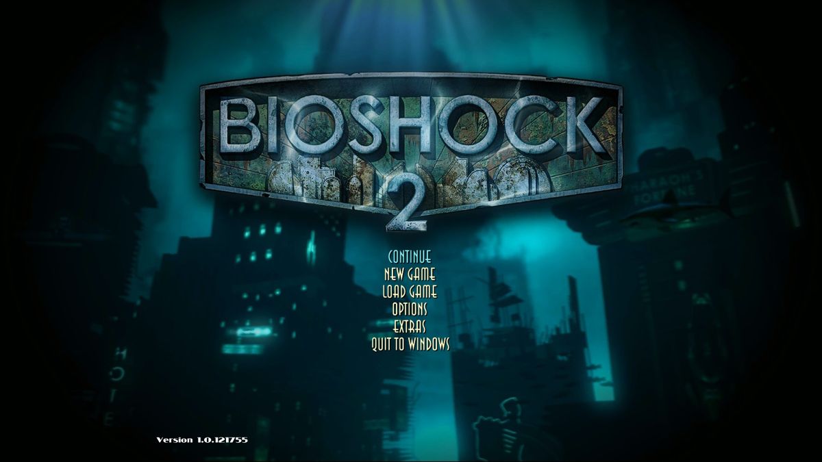 BioShock 2: Remastered (Windows) screenshot: Main menu.