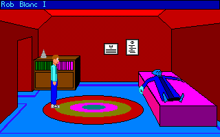Rob Blanc I: Better Days of a Defender of the Universe (Windows) screenshot: The Captain's room