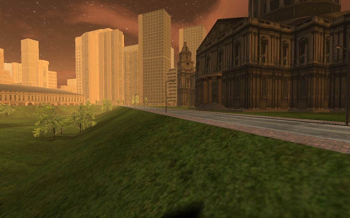 Amsterdam Street Racer (Windows) screenshot: The Amsterdam I visited looked nothing like this