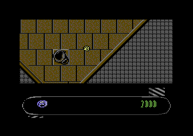 Madballs (Commodore 64) screenshot: Tube starts to be filled