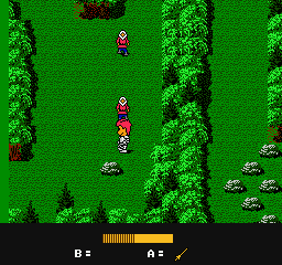 Day Dreamin' Davey (NES) screenshot: Thieves on the attack
