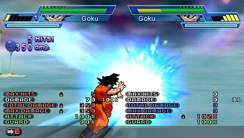 Screenshot of Dragon Ball Z: Shin Budokai - Another Road (PSP, 2007 ...