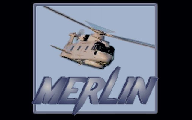 Merlin Challenge (DOS) screenshot: Title screen