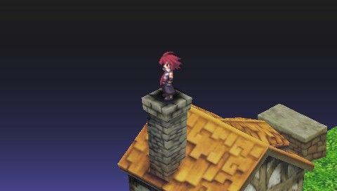 Disgaea 2: Dark Hero Days (PSP) screenshot: I'm on top o' the world...!