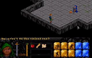 The Summoning (DOS) screenshot: Game start