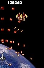 Judgement Silversword: Rebirth Edition (WonderSwan Color) screenshot: Bullets fly.