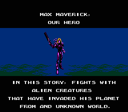 Isolated Warrior (NES) screenshot: Opening story screen