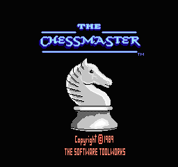 The Chessmaster (NES) screenshot: Title Screen