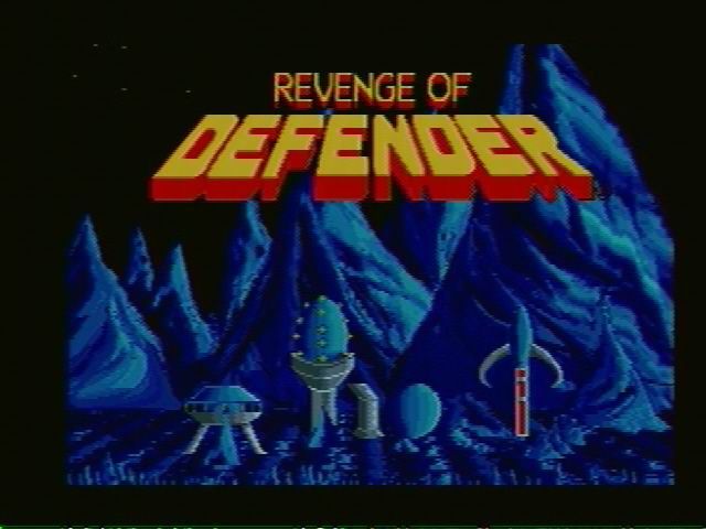 Revenge of Defender (Amiga) screenshot: Title screen