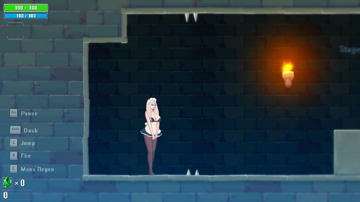 Screenshot of Dungeon & Maid (Windows, 2015) - MobyGames