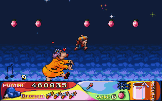 Yogho Yogho spel (DOS) screenshot: Strage enemy
