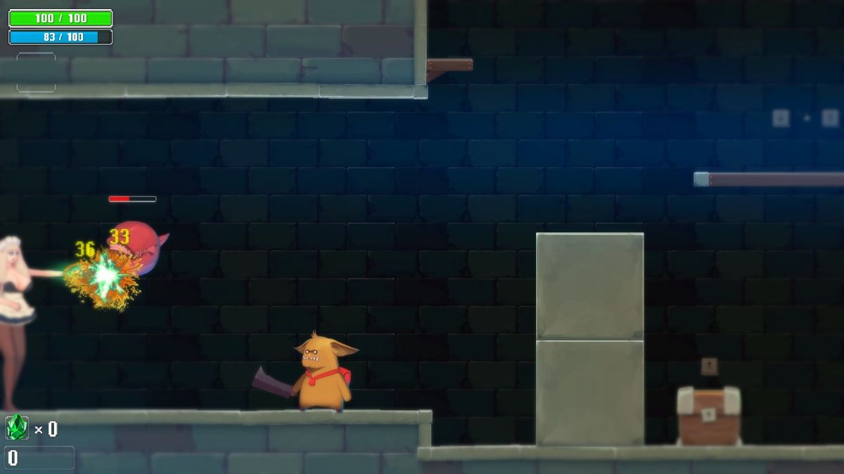 Screenshot of Dungeon & Maid (Windows, 2015) - MobyGames