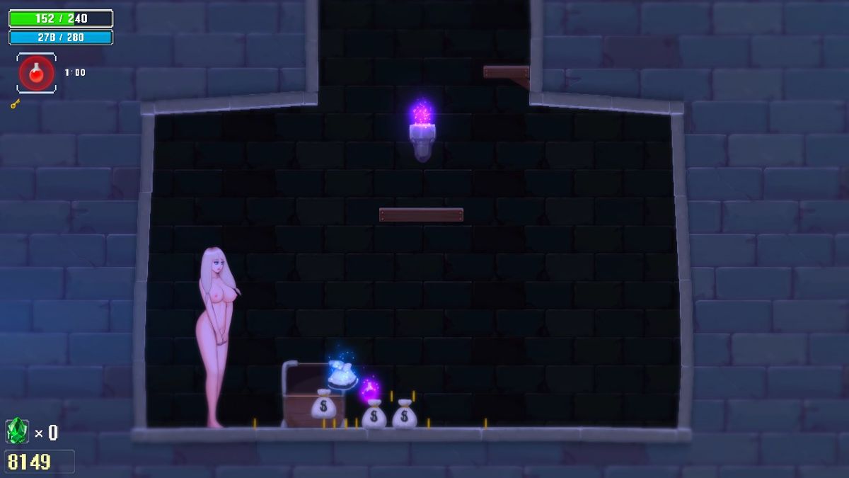 Dungeon & Maid (Windows) screenshot: Found new clothes!