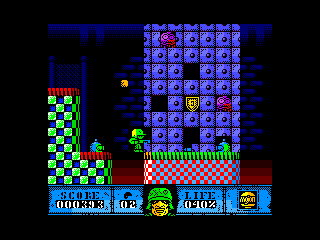 Sgt. Helmet Zero (ZX Spectrum) screenshot: Game