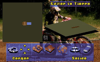 International Moto X (DOS) screenshot: Editor.