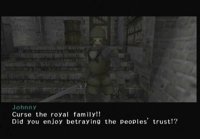 Trapt (PlayStation 2) screenshot: Characters do the obligatory introduction of themselves.