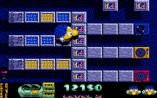 Jumpin' Jackson (Atari ST) screenshot: Another weird level.