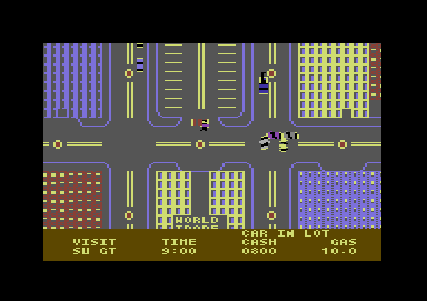 Screenshot of New York City (Commodore 64, 1983) - MobyGames