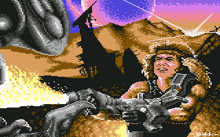 Trantor: The Last Stormtrooper (Commodore 64) screenshot: Loading screen