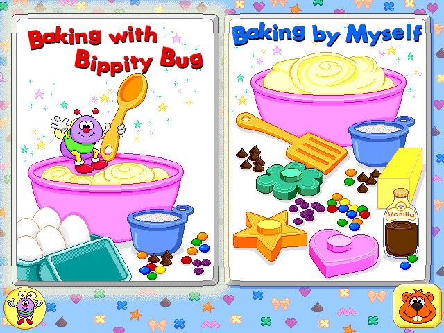 Fisher-Price Learning in Toyland (Windows) screenshot: All-in-1 Kitchen Center