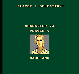 Magic Darts (NES) screenshot: Select your character