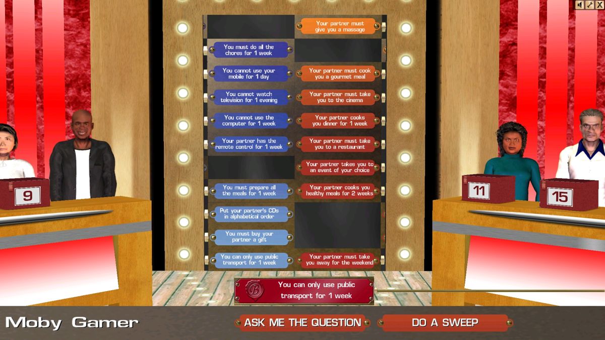 Deal or No Deal: The Official PC Game (Windows) screenshot: Forfeit Game: The banker's offers are forfeits too