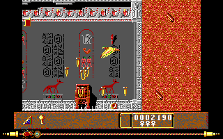Eye of Horus (DOS) screenshot: End of chamber