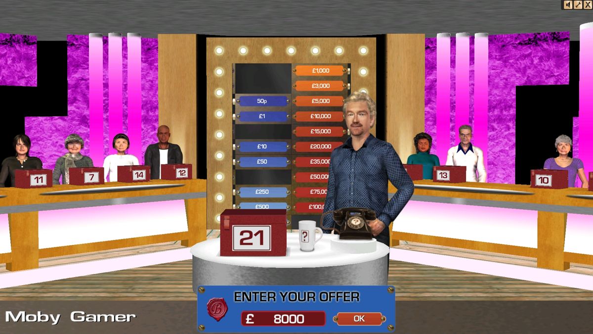 Screenshot of Deal or No Deal: The Official PC Game (Windows, 2007 ...