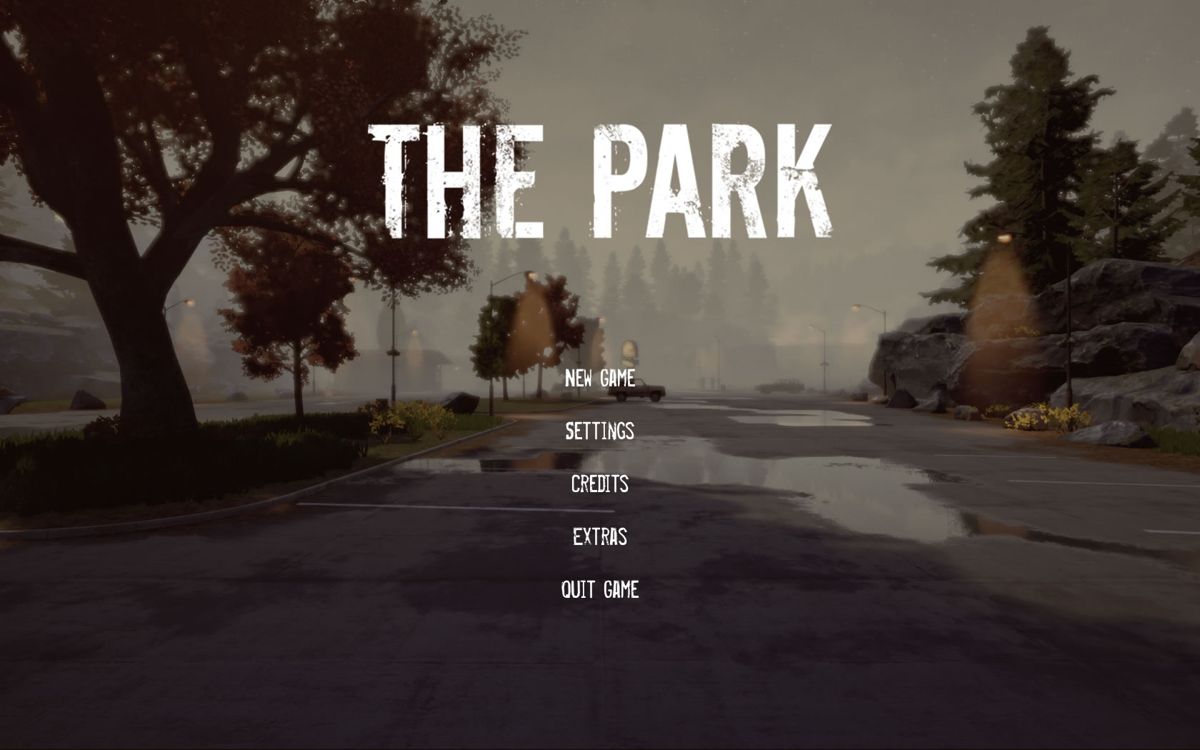 The Park (Windows) screenshot: Main menu