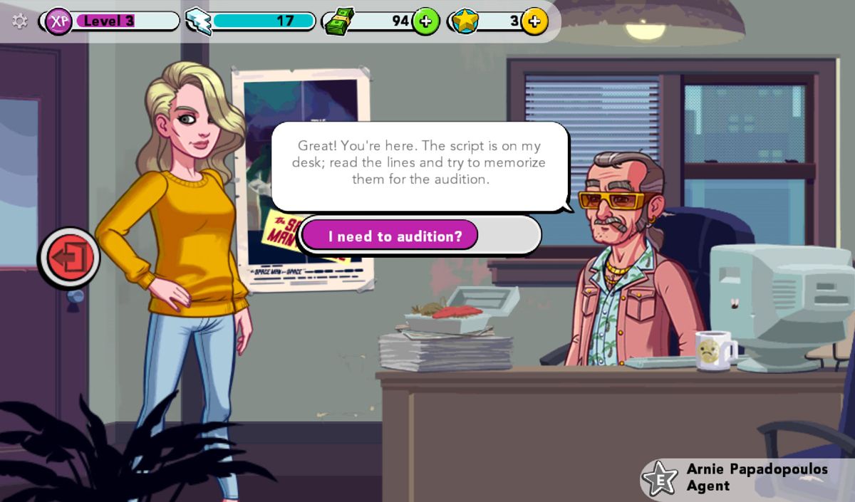 Screenshot of Stardom: Hollywood (Android, 2013) - MobyGames