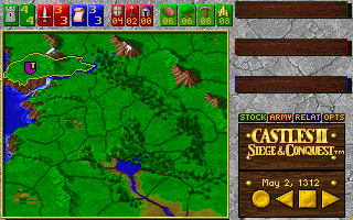 Castles II: Siege & Conquest (DOS) screenshot: CD Tutorial