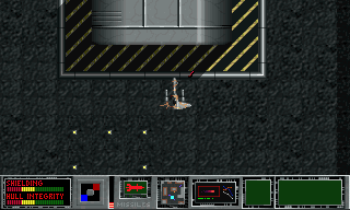 Traffic Department 2192 (DOS) screenshot: In-game action