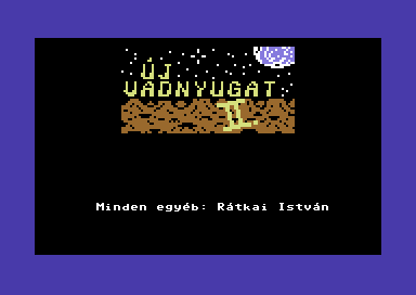 Új vadnyugat 2 (Commodore 64) screenshot: Intro