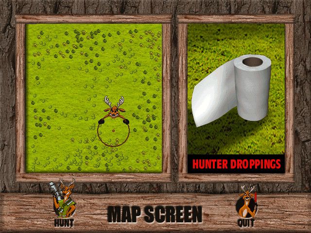 Deer Avenger (Windows) screenshot: Hunter droppings
