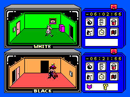 Spy vs Spy (SEGA Master System) screenshot: In Game #1
