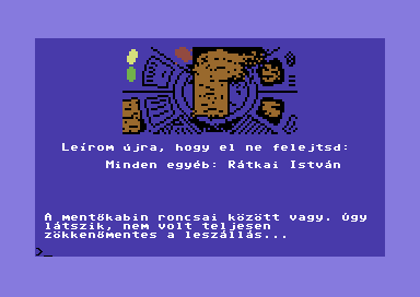 Új vadnyugat 2 (Commodore 64) screenshot: Stuck in the crashed cabin