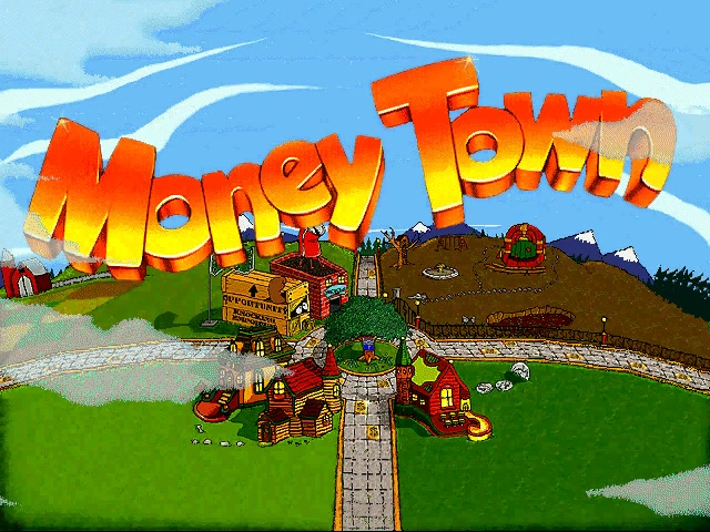 Money Town (Windows 16-bit) screenshot: Opening title