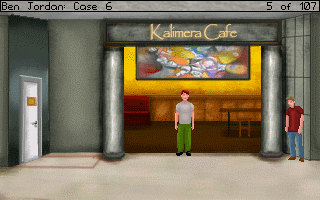 Ben Jordan: Paranormal Investigator Case 6 - Scourge of the Sea People (Windows) screenshot: Kalimera Cafe