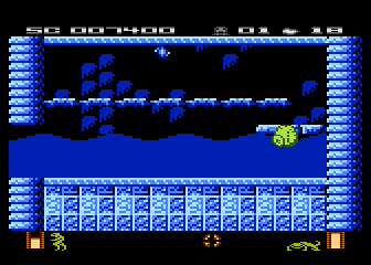 Draconus (Atari 8-bit) screenshot: Morphing.