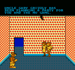 Wally Bear and the NO! Gang (NES) screenshot: Story cut-scene