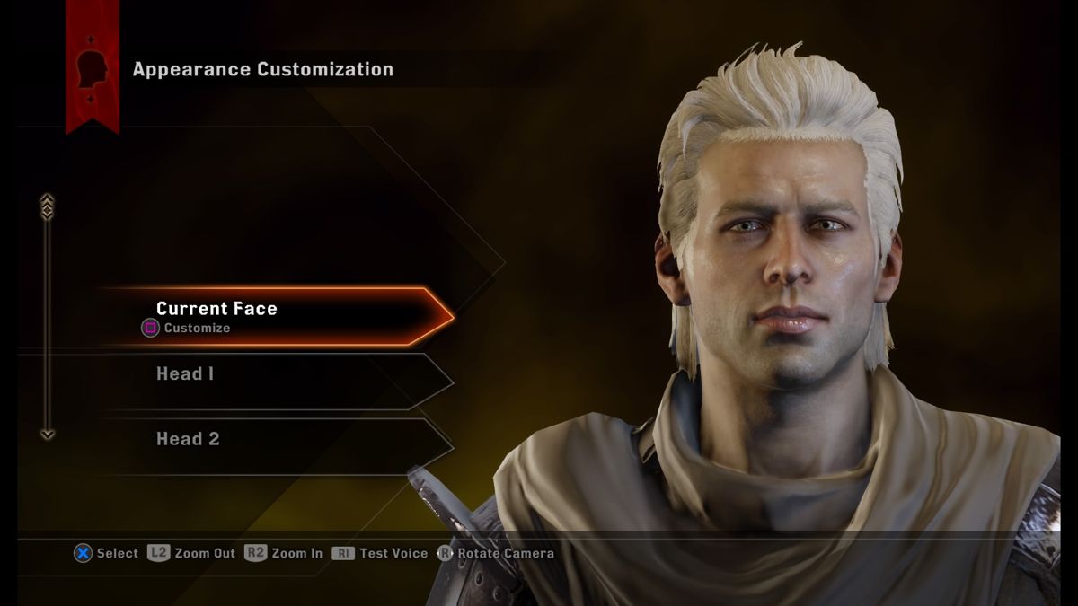 Dragon Age: Inquisition - The Black Emporium (PlayStation 4) screenshot: You can create several different outlooks for your characters and store them in the Mirror of Transformation